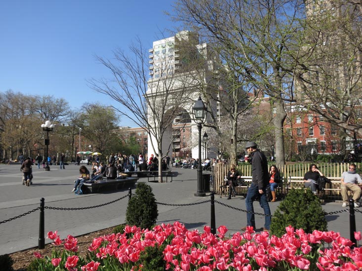 Washington Square Park, Greenwich Village, Manhattan, March 28, 2012
