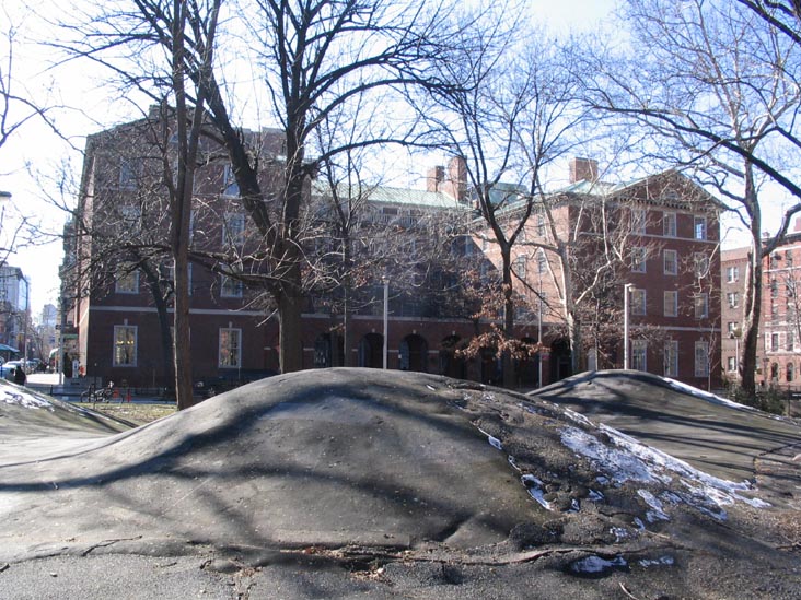 Mounds, Washington Square Park, Greenwich Village, Manhattan, January 31, 2007