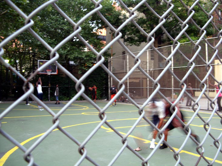 West 4th Street Courts, Sixth Avenue Between 3rd and 4th Streets, Greenwich Village, Manhattan, August 20, 2009