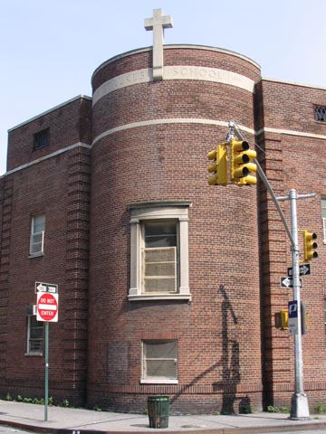St. Luke's School, Christopher Street and Greenwich Street, SE Corner, West Village, Manhattan