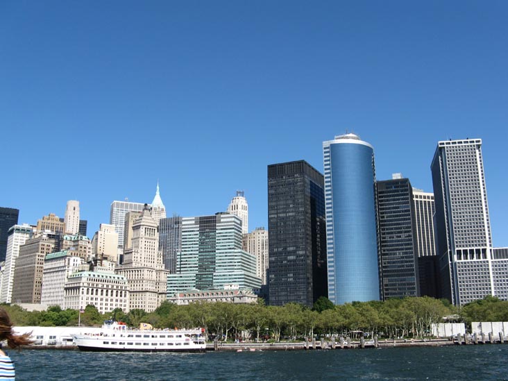 Battery Park, Lower Manhattan From Water Taxi, New York