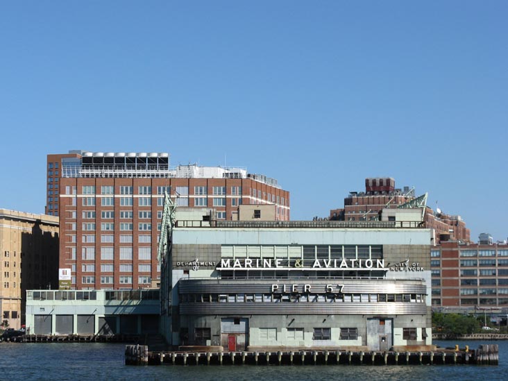 Pier 57, Hudson River, From Water Taxi