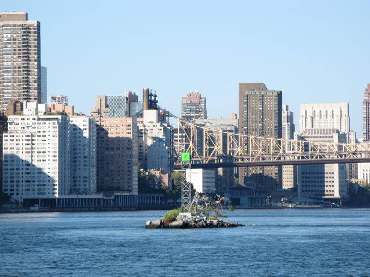 U Thant Island From Water Taxi, East River, September 7, 2008