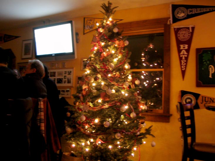 Christmas Tree, Lake Placid Pub and Brewery, 14 Mirror Lake Drive, Lake Placid, New York
