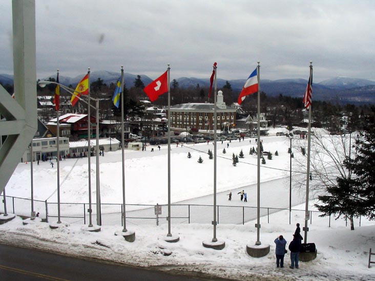 Olympic Speed Skating Oval From Olympic Center, 2634 Main Street, Lake Placid, New York