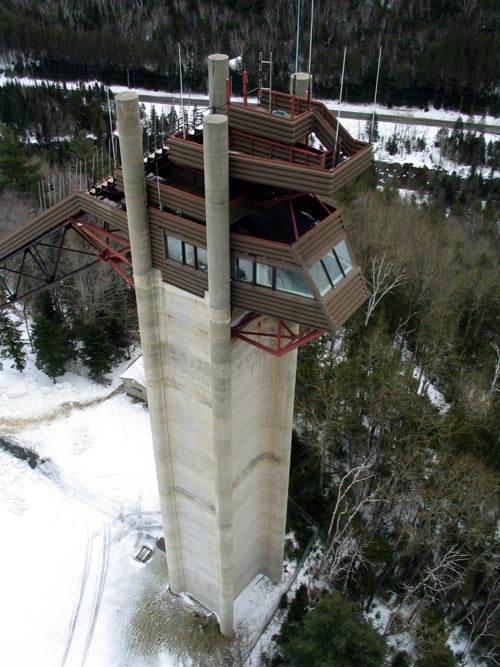 90 Meter Tower From 120 Meter Tower, Olympic Jumping Complex, Lake Placid, New York
