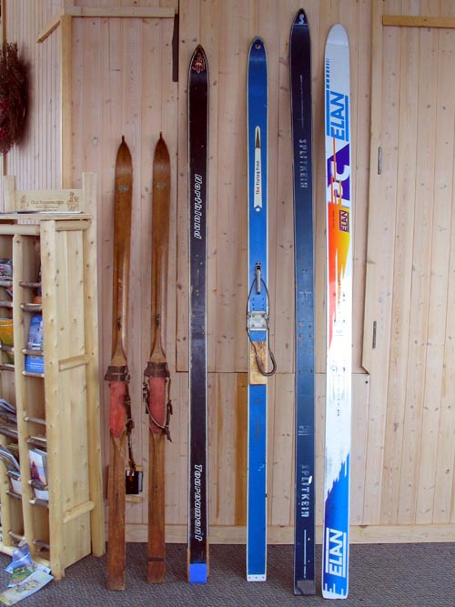 Skis On Display, 120 Meter Tower, Olympic Jumping Complex, Lake Placid, New York