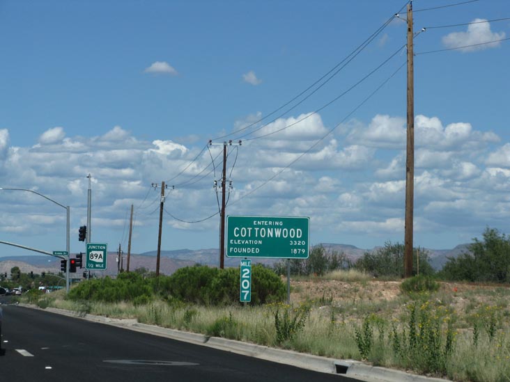 Mile Marker 207, Arizona State Route 260, Cottonwood, Arizona