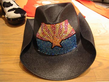 Sequin Hat, Biltmore Fashion Park, Phoenix, Arizona