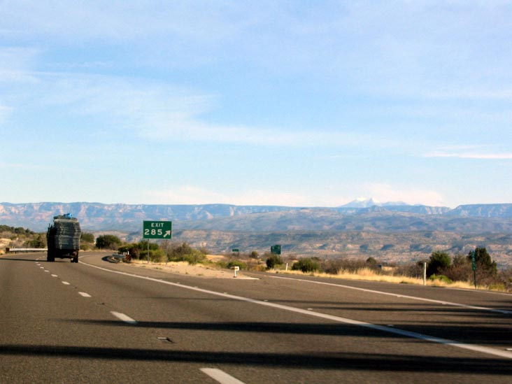 Exit 285, General Cook Trail, Interstate 17, Arizona