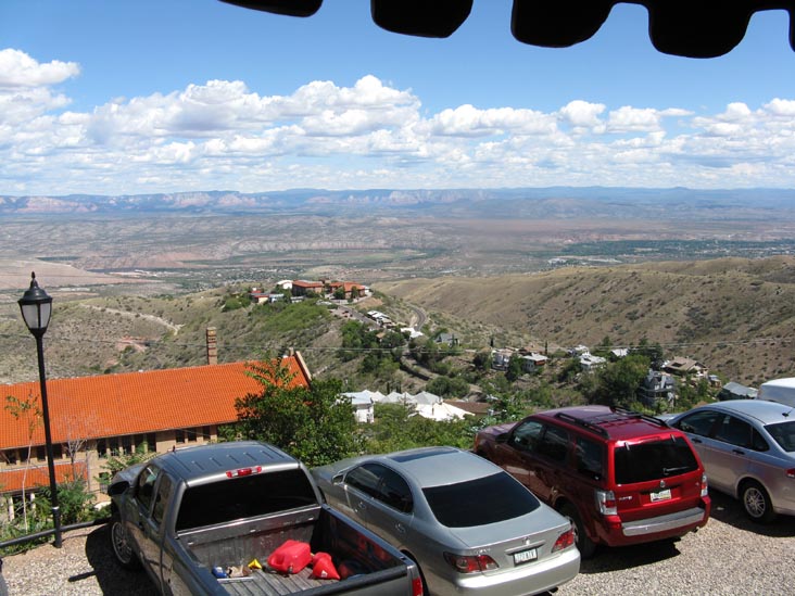 View of Jerome and Verde Valley From The Asylum, Jerome Grand Hotel, 200 Hill Street, Jerome, Arizona