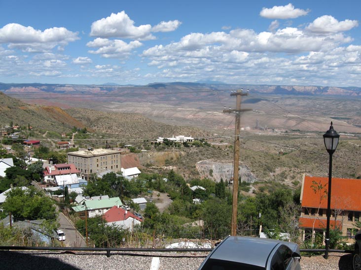 View of Jerome and Verde Valley From The Asylum, Jerome Grand Hotel, 200 Hill Street, Jerome, Arizona