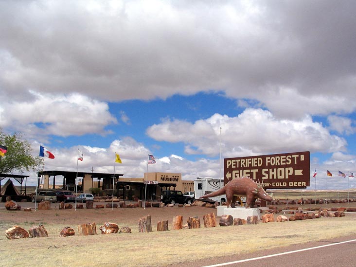 Stores Outside Petrified Forest National Park, Arizona