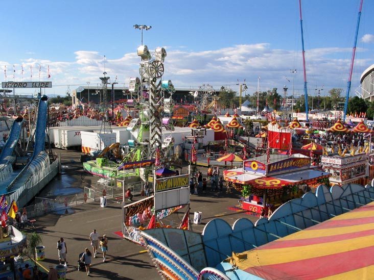 Fairgrounds From La Grande Wheel, Arizona State Fair, Phoenix, Arizona