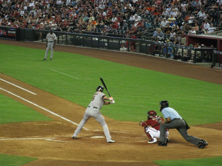 Arizona Diamondbacks vs. San Francisco Giants, Chase Field, Phoenix, Arizona, April 17, 2011