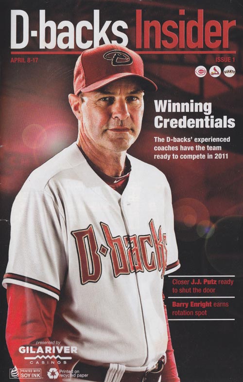 D-backs Insider, Issue 1, 2011 Season
