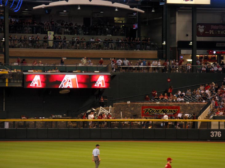 Pool Area, View From Section 127, Chase Field, Phoenix, Arizona, September 20, 2009