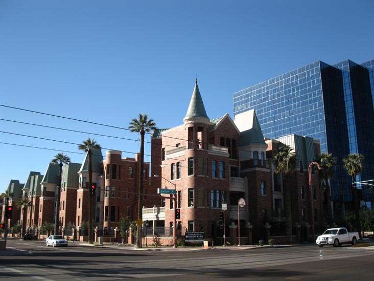 Chateaux on Central, Central Avenue and Palm Lane, NW Corner, Phoenix, Arizona, February 11, 2011
