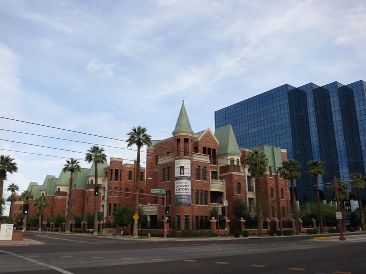 Chateaux on Central, Central Avenue and Palm Lane, NW Corner, Phoenix, Arizona, March 28, 2013