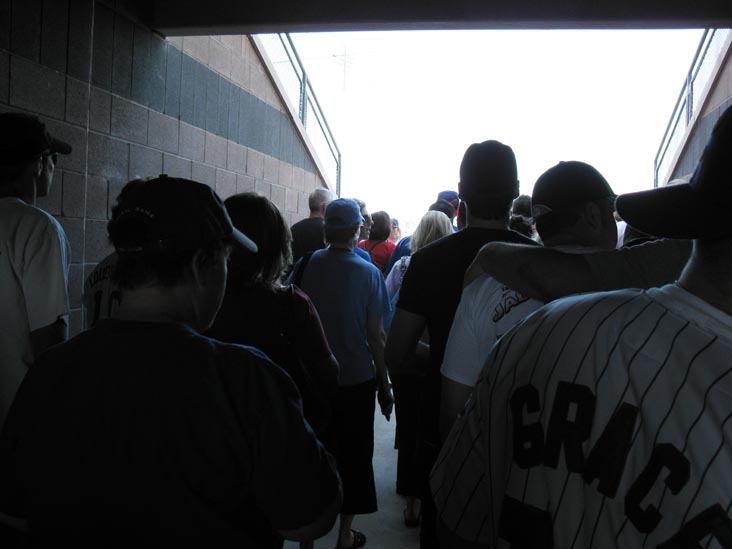 Chicago Cubs vs. San Diego Padres Spring Training, Hohokam Stadium, 1235 North Center Street, Mesa, Arizona, March 27, 2010