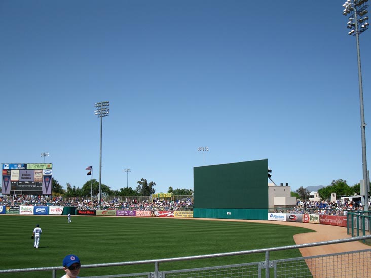Section 123, Chicago Cubs vs. San Diego Padres Spring Training, Hohokam Stadium, 1235 North Center Street, Mesa, Arizona, March 27, 2010