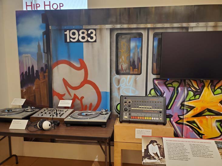 Hip Hop Display, Artist Galleries, Musical Instrument Museum, Phoenix, Arizona, February 22, 2023