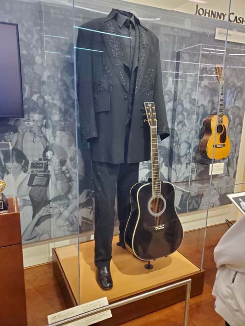 Johnny Cash Stage Suit, Musical Instrument Museum, Phoenix, Arizona, February 22, 2023