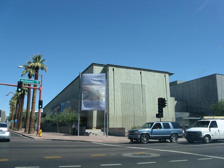 Phoenix Art Museum, 1625 North Central Avenue at McDowell Road, NE Corner, Phoenix, Arizona, September 18, 2009
