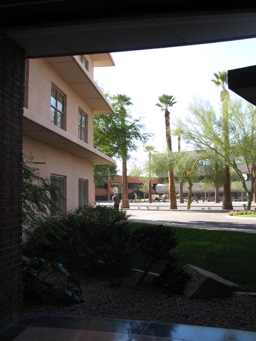 View From Lobby, Phoenix Towers, 2201 North Central Avenue, Phoenix, Arizona