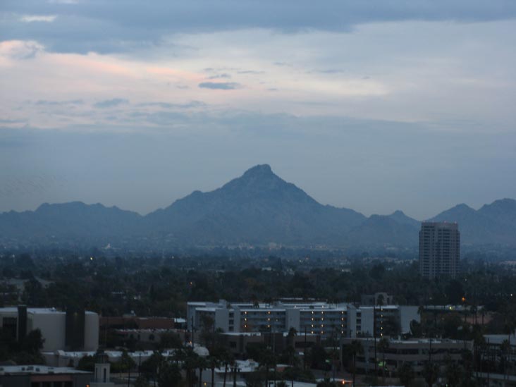 Piestewa Peak From Central Avenue, Midtown, Phoenix, Arizona