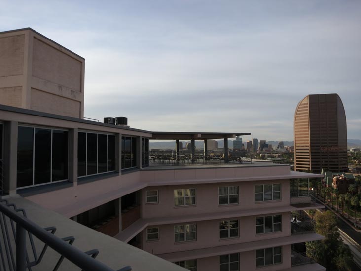 View From Roof, Phoenix Towers, 2201 North Central Avenue, Phoenix, Arizona, March 27, 2013