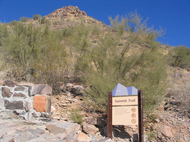 Summit Trailhead, Piestewa Peak, Phoenix, Arizona
