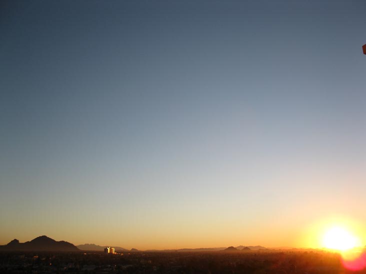 Sunrise, Phoenix, Arizona, February 12, 2011, 6:23 a.m.