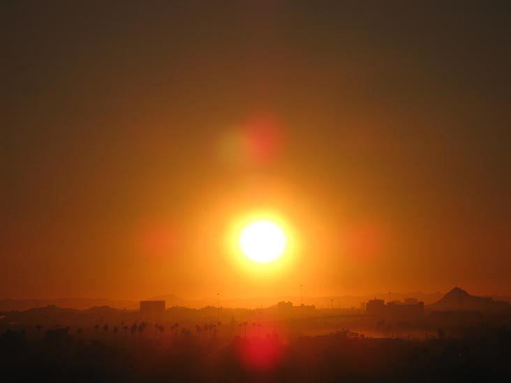 Sunrise, Phoenix, Arizona, February 12, 2011, 6:23 a.m.