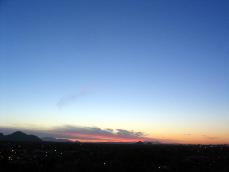 Sunrise, Phoenix, Arizona, March 29, 2007, 6:05 a.m.