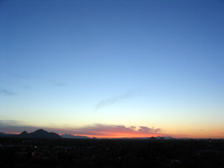Sunrise, Phoenix, Arizona, March 29, 2007, 6:10 a.m.
