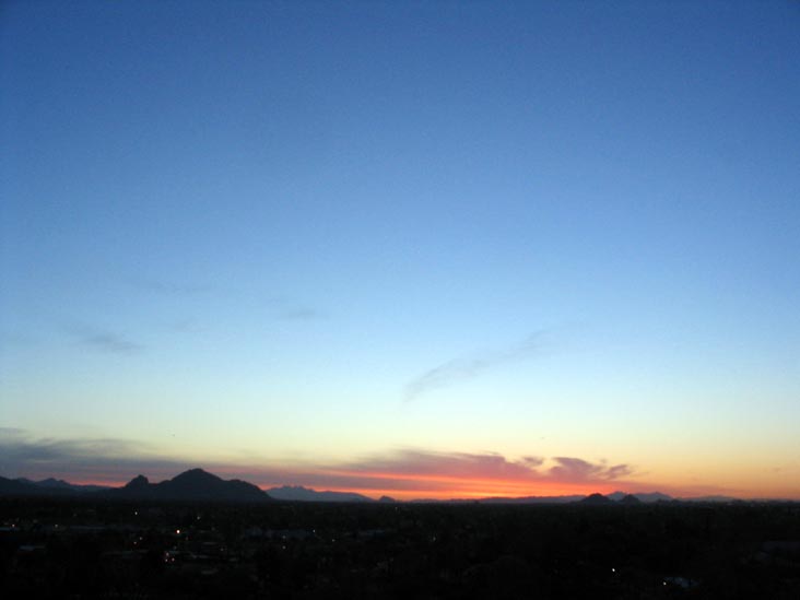 Sunrise, Phoenix, Arizona, March 29, 2007, 6:11 a.m.