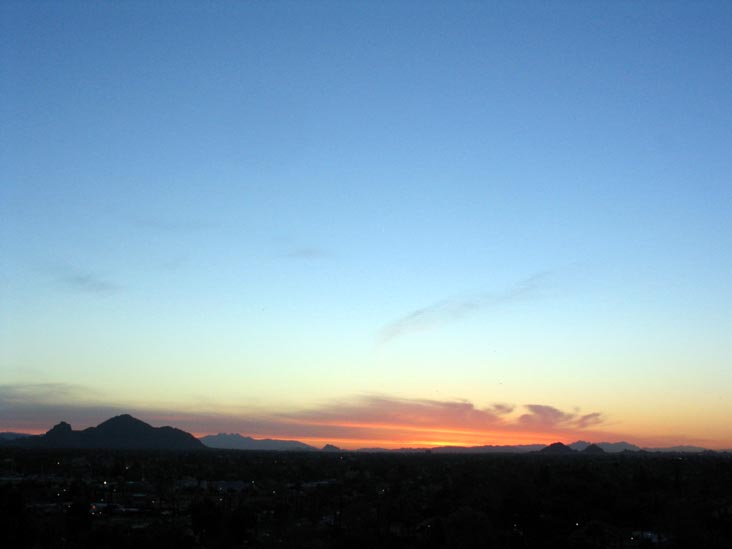 Sunrise, Phoenix, Arizona, March 29, 2007, 6:13 a.m.