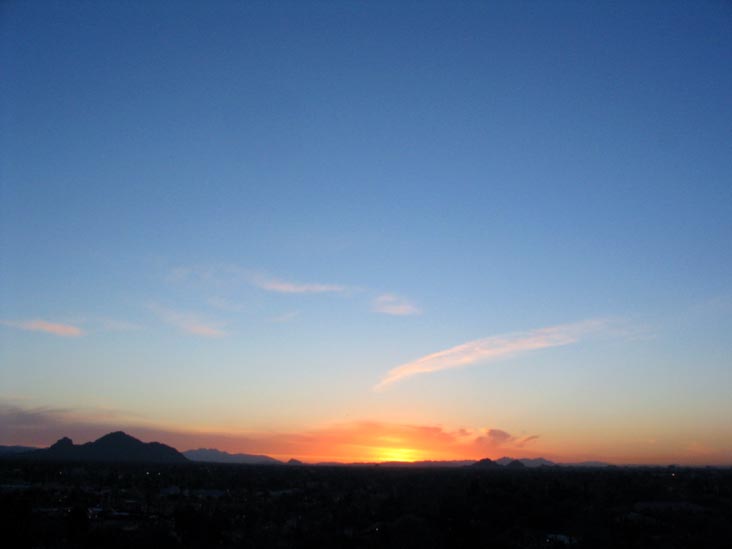 Sunrise, Phoenix, Arizona, March 29, 2007, 6:17 a.m.