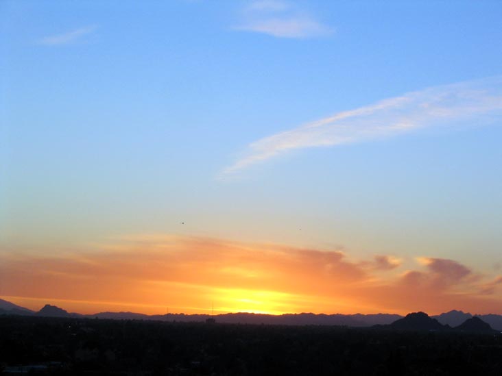 Sunrise, Phoenix, Arizona, March 29, 2007, 6:18 a.m.