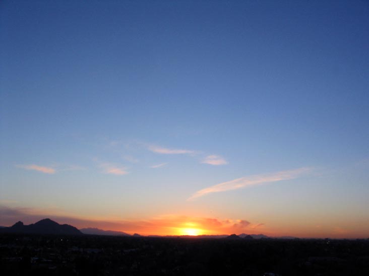 Sunrise, Phoenix, Arizona, March 29, 2007, 6:19 a.m.