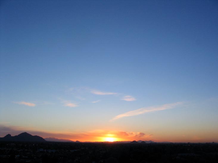 Sunrise, Phoenix, Arizona, March 29, 2007, 6:20 a.m.