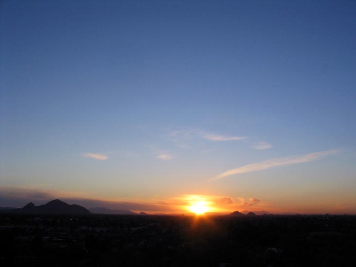 Sunrise, Phoenix, Arizona, March 29, 2007, 6:24 a.m.