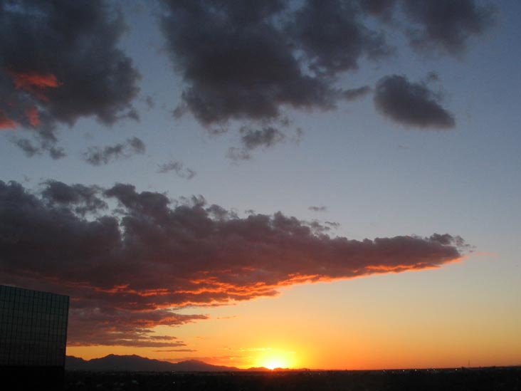 Sunset, Phoenix, Arizona, January 15, 2006, 5:41 p.m.