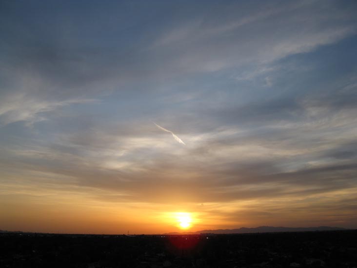 Sunset, Phoenix, Arizona, March 25, 2010, 6:34 p.m.