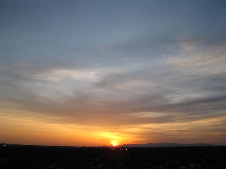 Sunset, Phoenix, Arizona, March 25, 2010, 6:39 p.m.