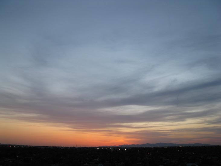 Sunset, Phoenix, Arizona, March 25, 2010, 6:49 p.m.