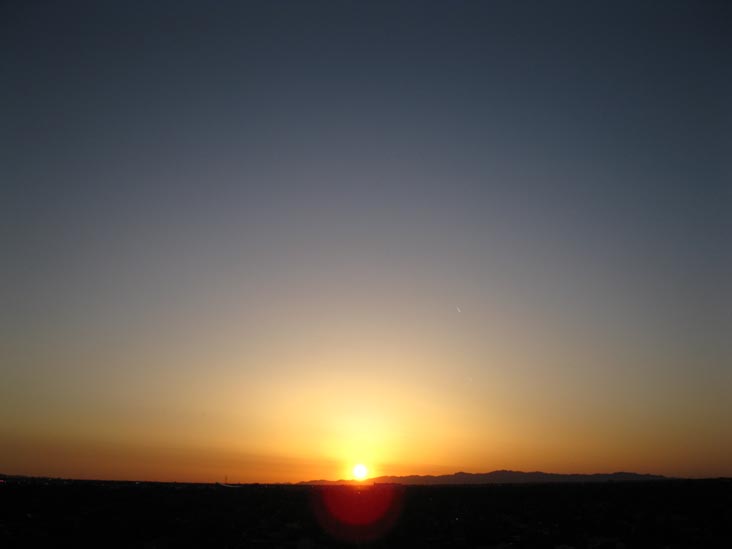Sunset, Phoenix, Arizona, March 27, 2010, 6:38 p.m.