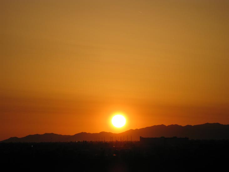 Sunset, Phoenix, Arizona, March 27, 2010, 6:39 p.m.