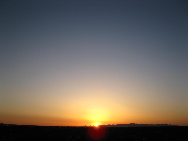 Sunset, Phoenix, Arizona, March 27, 2010, 6:41 p.m.